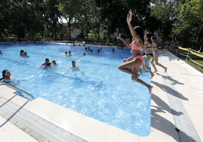 Una de las piscinas de Cáceres.