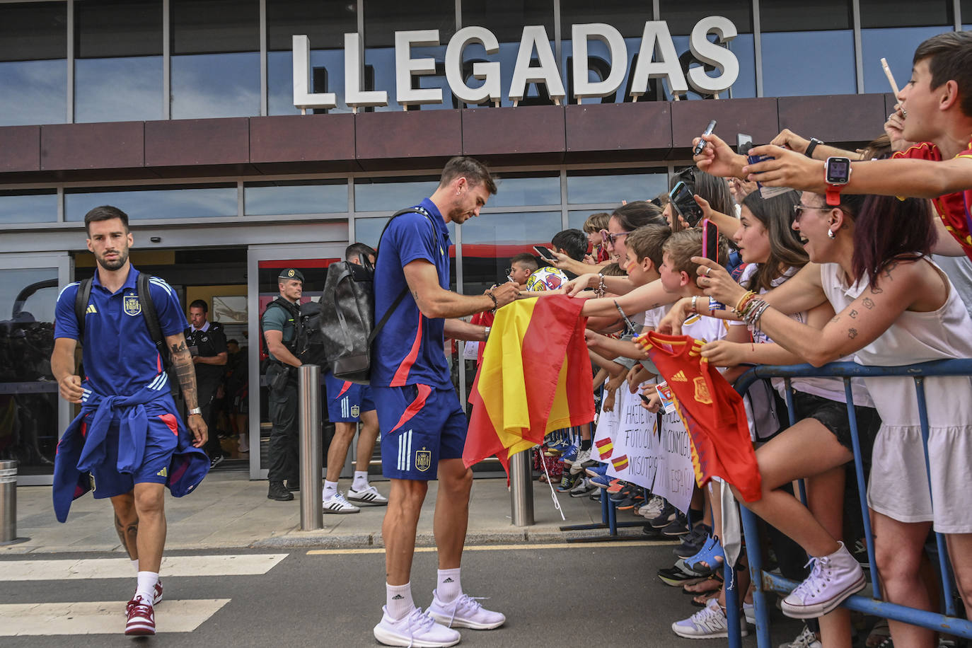 Badajoz recibe a la selección española, en imágenes (II)