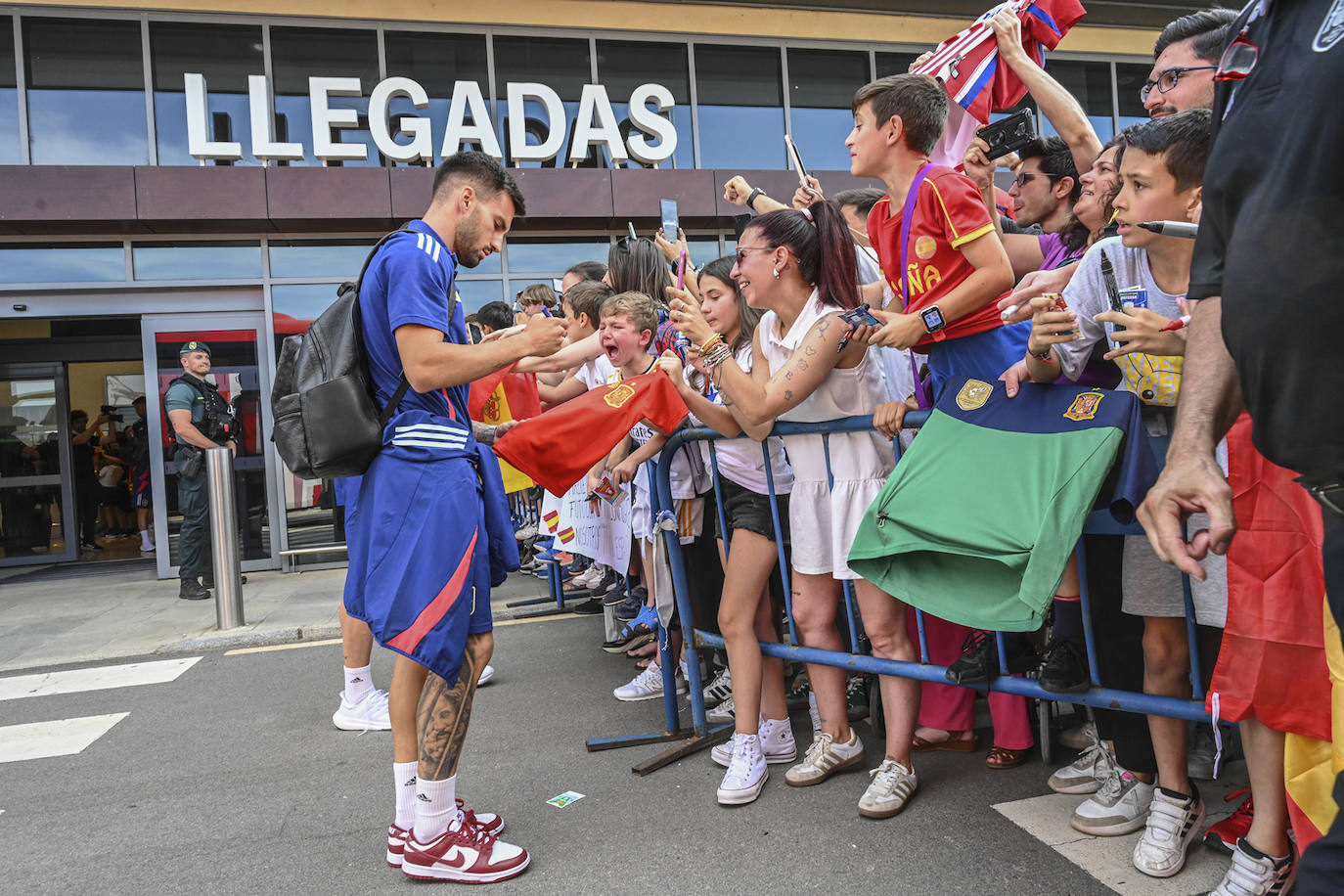 Badajoz recibe a la selección española, en imágenes (II)