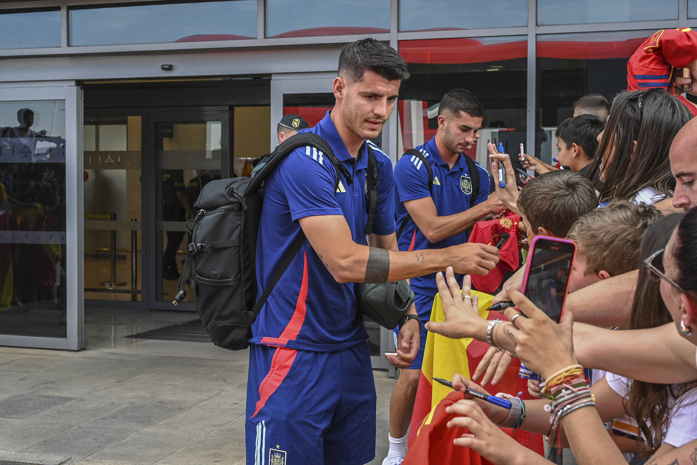 Badajoz recibe a la selección española, en imágenes (I)