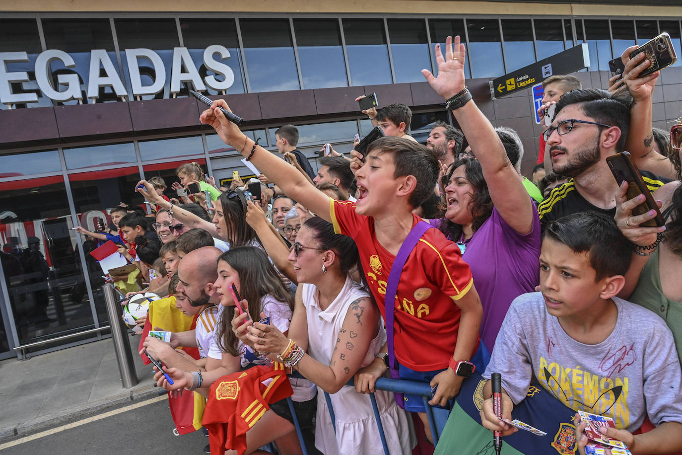 Badajoz recibe a la selección española, en imágenes (I)