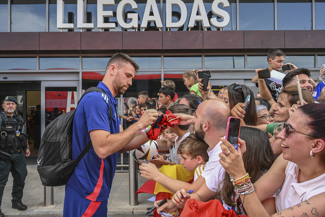 Badajoz recibe a la selección española, en imágenes (I)