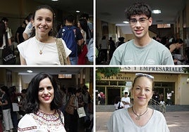 Alumnos charlan este martes en Badajoz antes de enfrentarse al examen de la EBAU.
