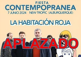 Cartel del aplazamiento