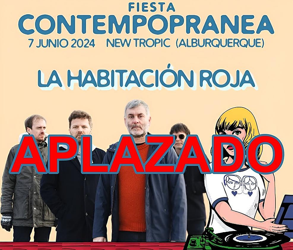 Cartel del aplazamiento