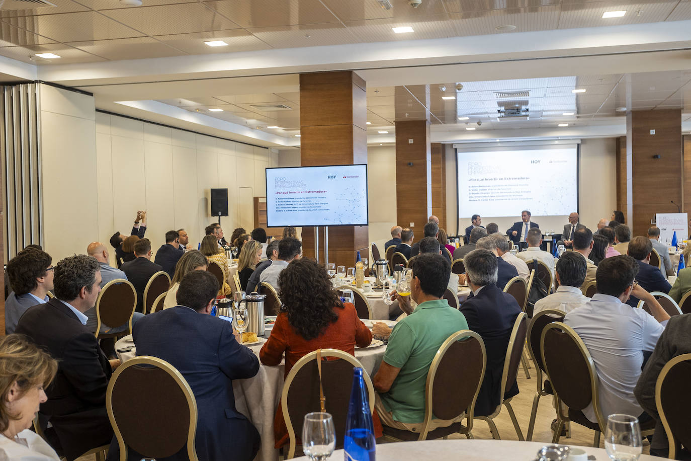 Ambiente del Foro-Santander de perspectivas empresariales