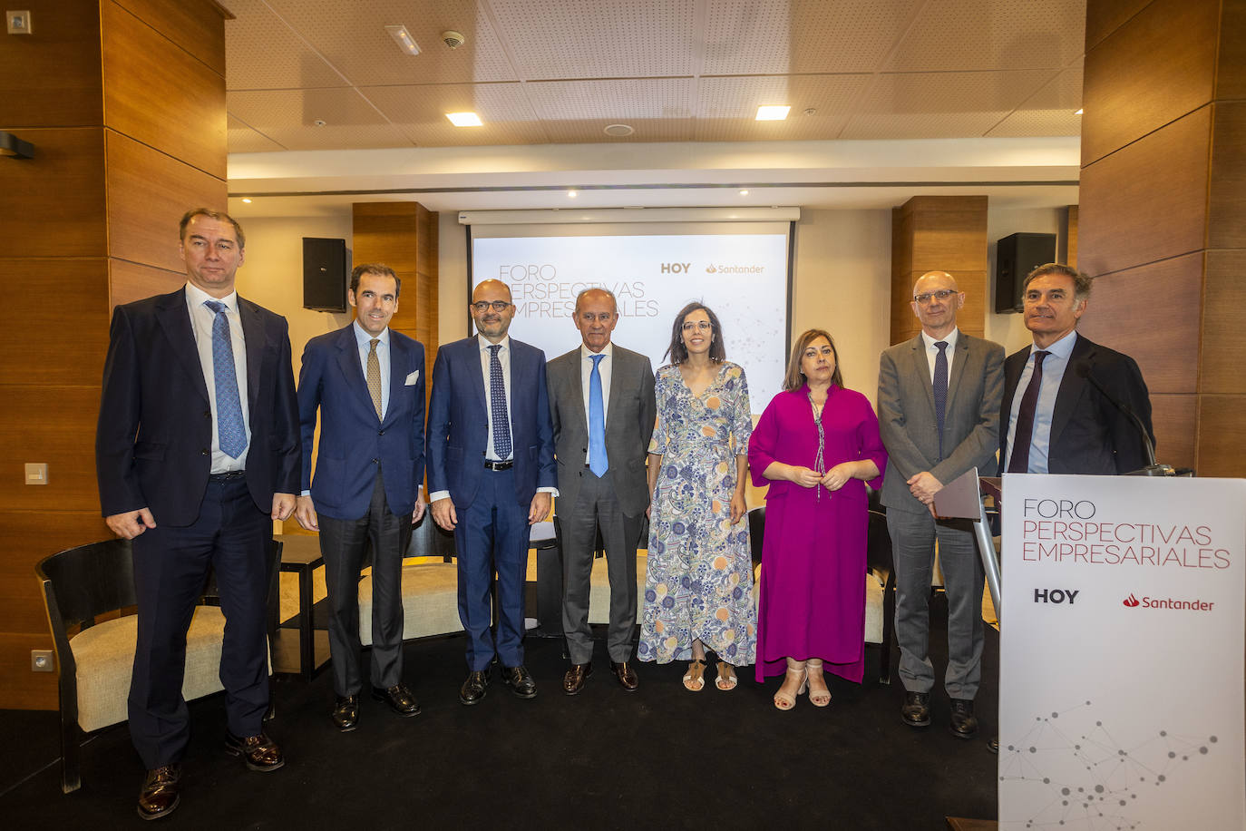 Ambiente del Foro-Santander de perspectivas empresariales