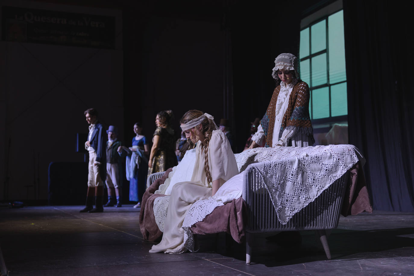 Uno de los momentos del montaje.