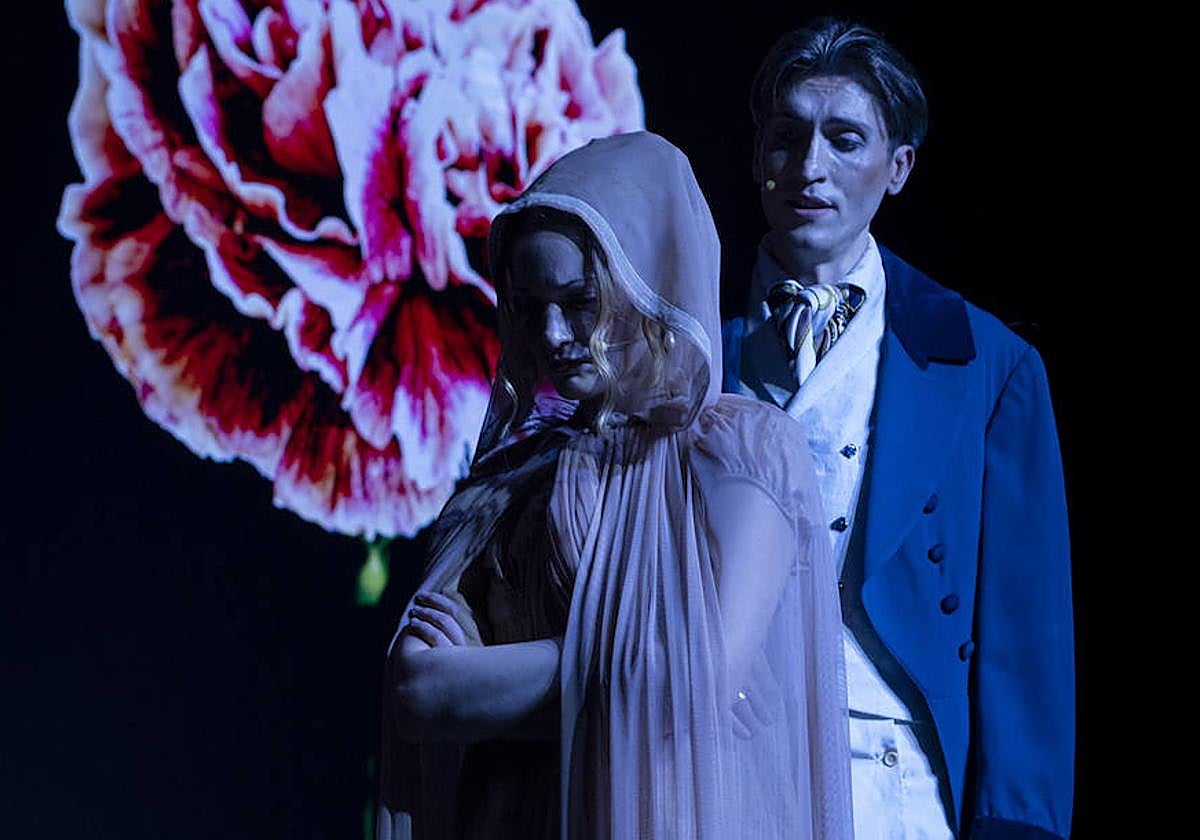 Uno de los momentos del montaje.