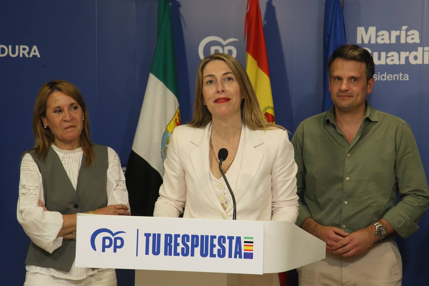 El PP celebra el resultado de las elecciones europeas en Extremadura