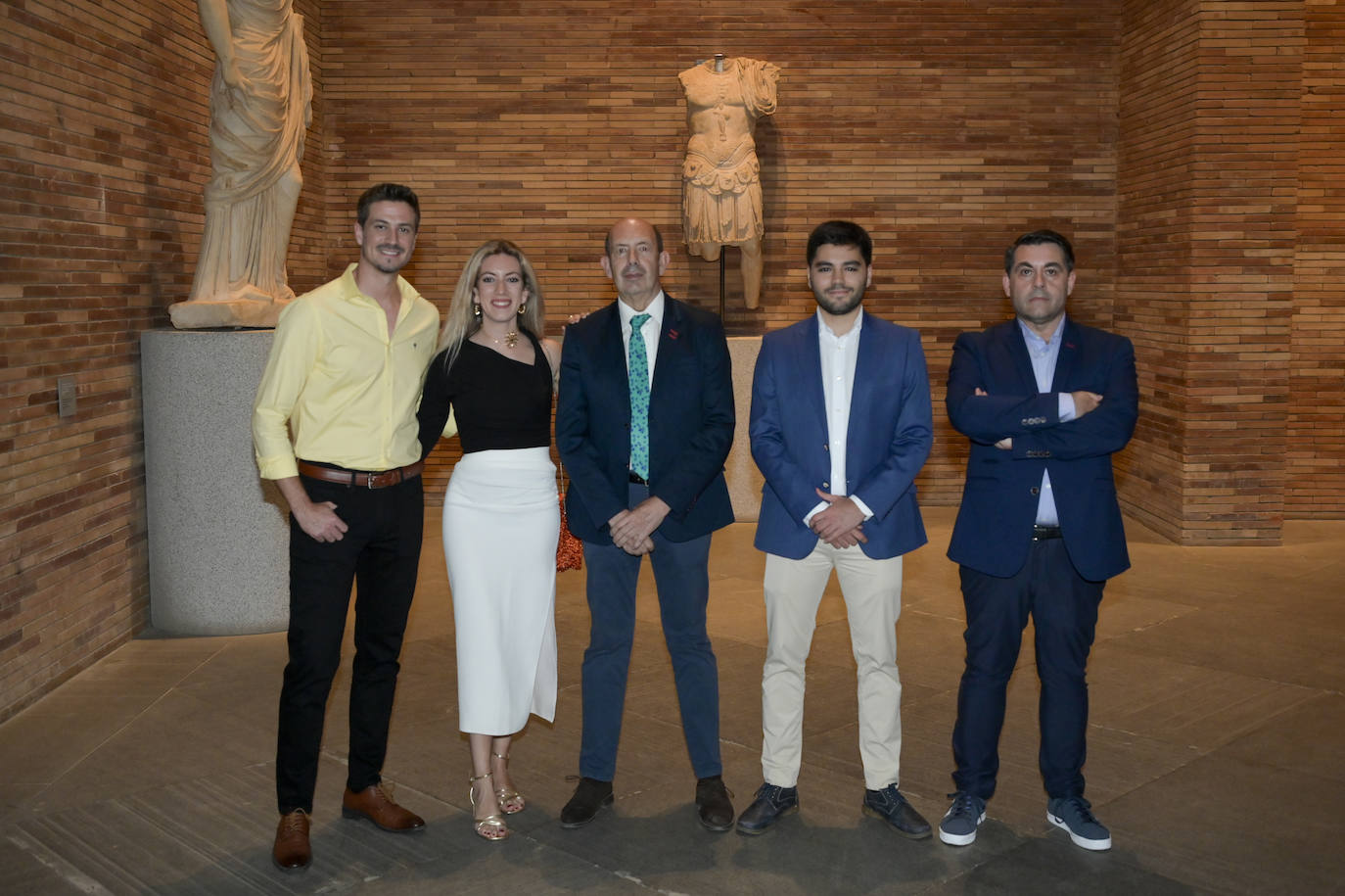 Juan Pedro Sánchez, Lourdes Aguilar, Juan Aguilar, Francisco Díaz y José Miguel Amaya.