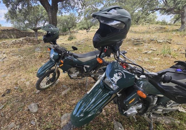 Motocicletas del Seprona.