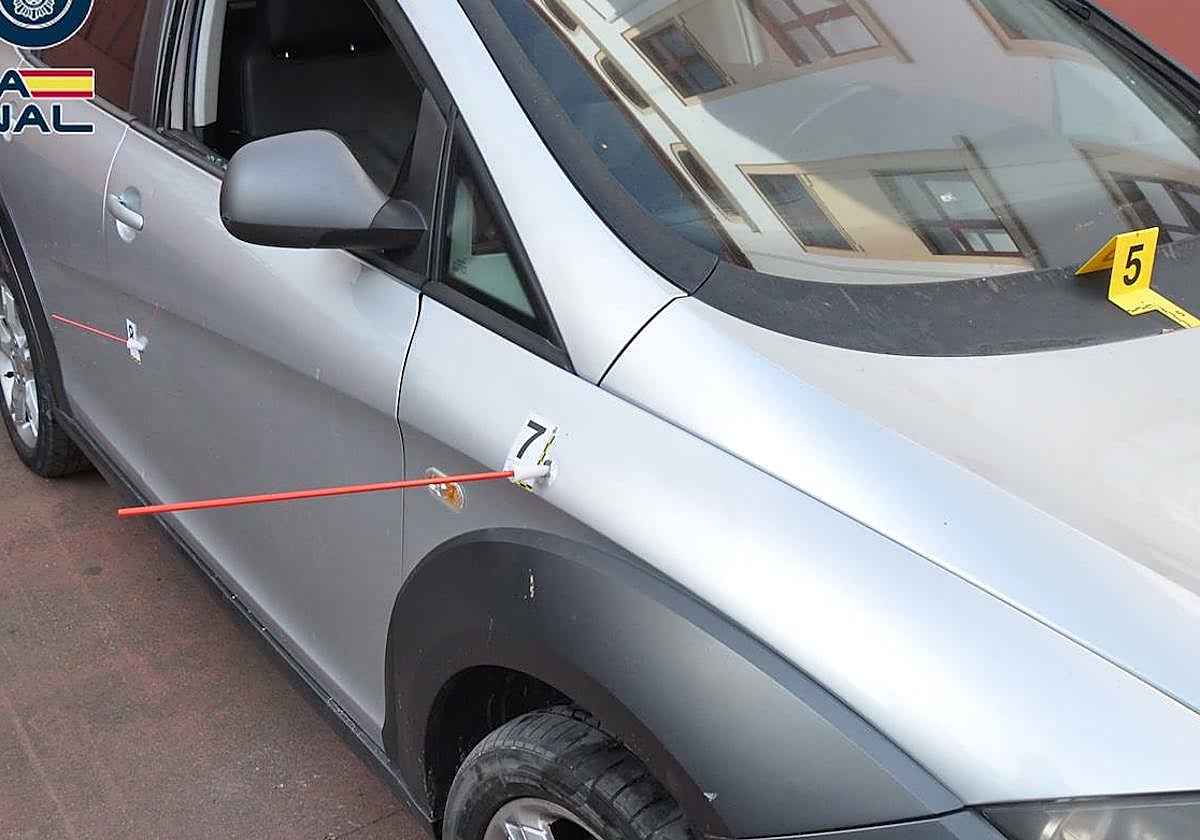 Imagen de los impactos del bala en el turismo.