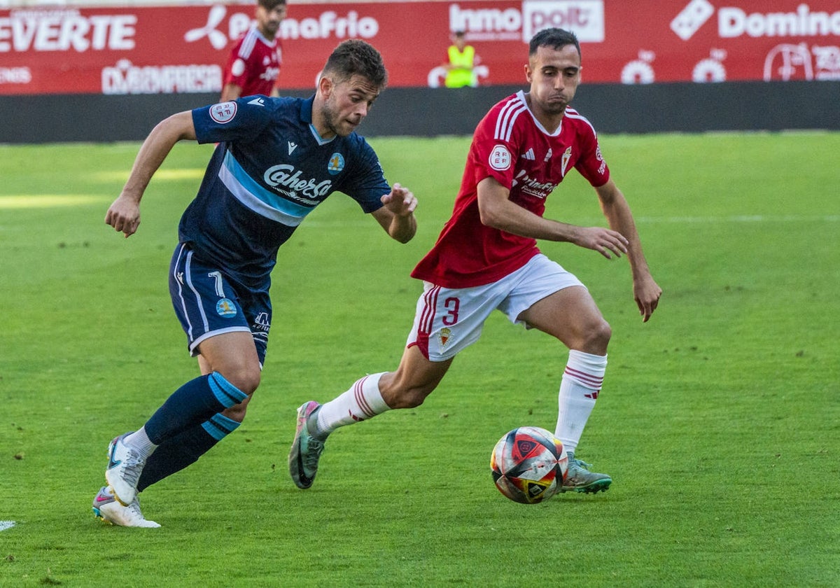 David López en el intenso e igualado partido de ida.