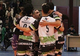 Jugadores del CV Almendralejo la pasada campaña.