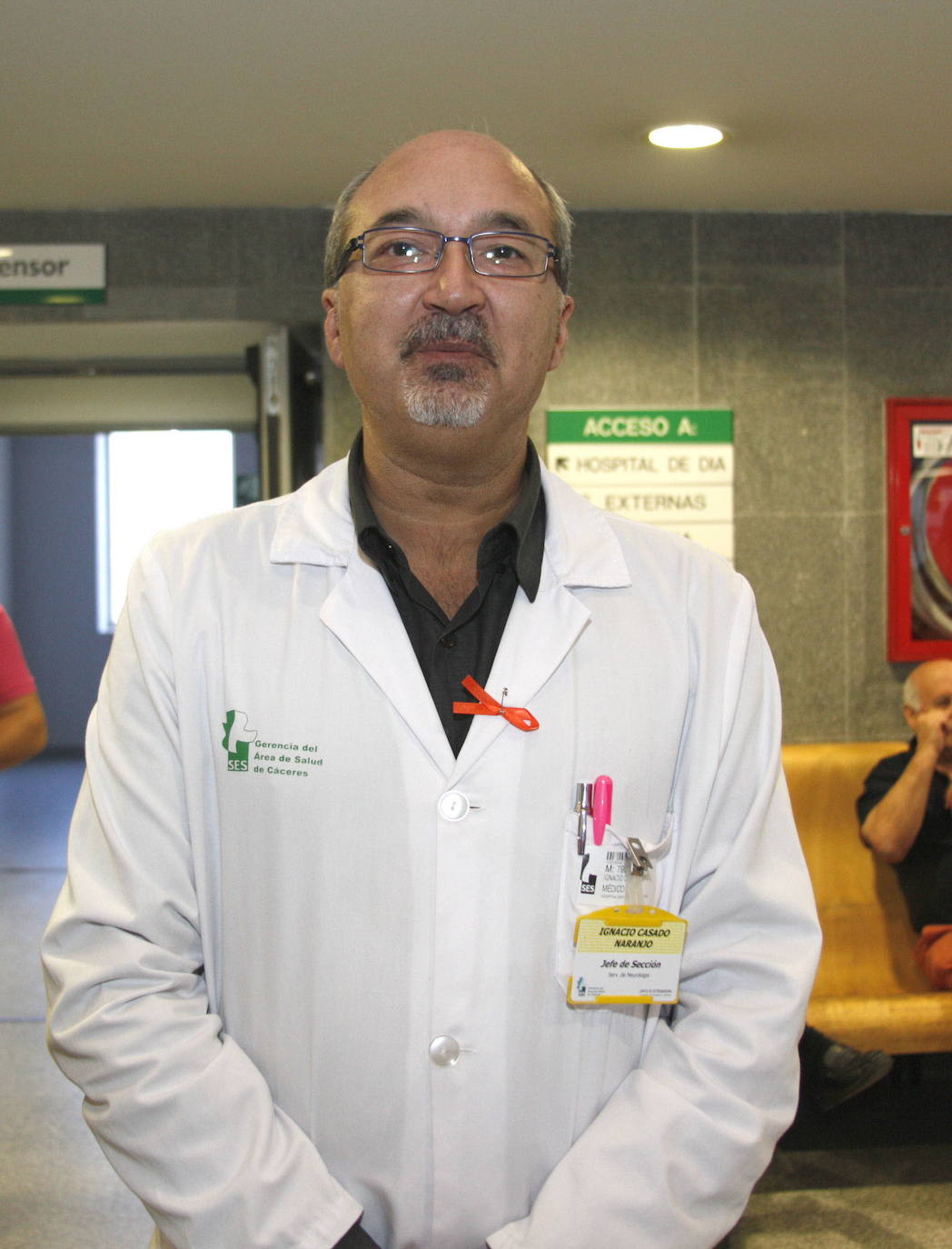 Ignacio Casado, jefe de Neurología del Complejo Hospitalario Universitario de Cáceres