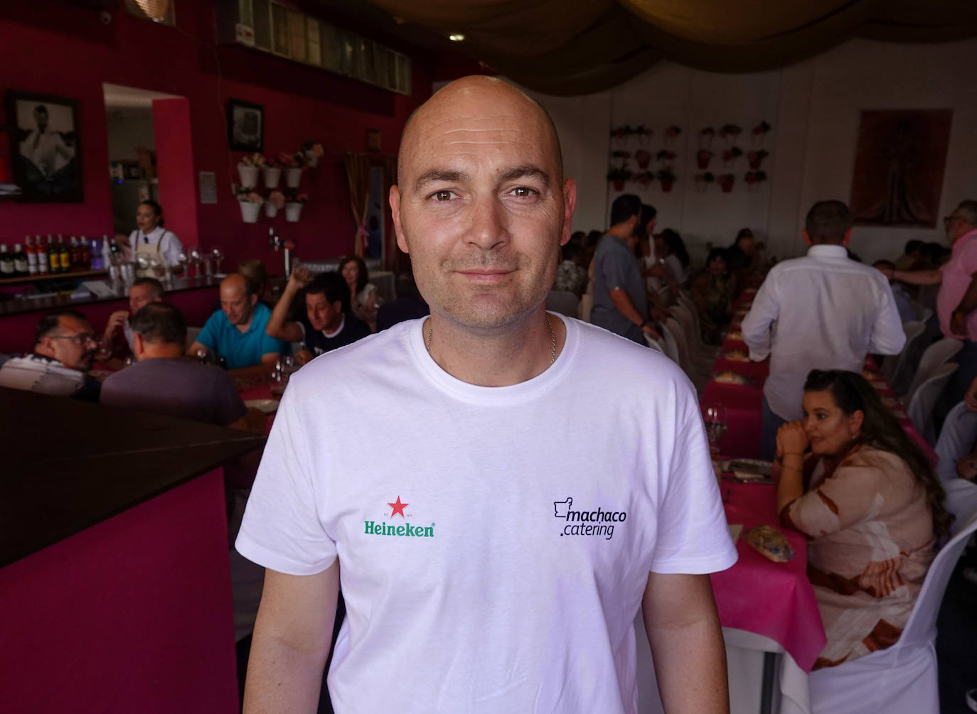 Las casetas llenas en el sábado de feria