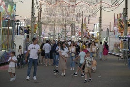 Público este viernes en el recinto ferial de Caya.