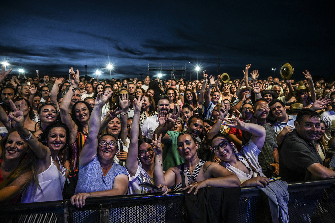 Concierto de Camela en Badajoz, en imágenes