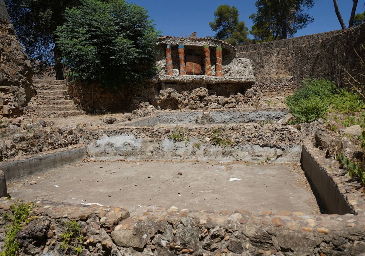 Parque de la Legión, cuya rehabilitación se incluyó en el plan de impulso a la economía local en desarrollo.