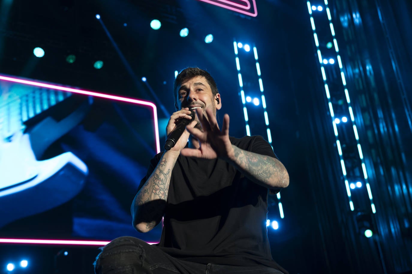 Las mejores fotos del concierto de Melendi en Badajoz