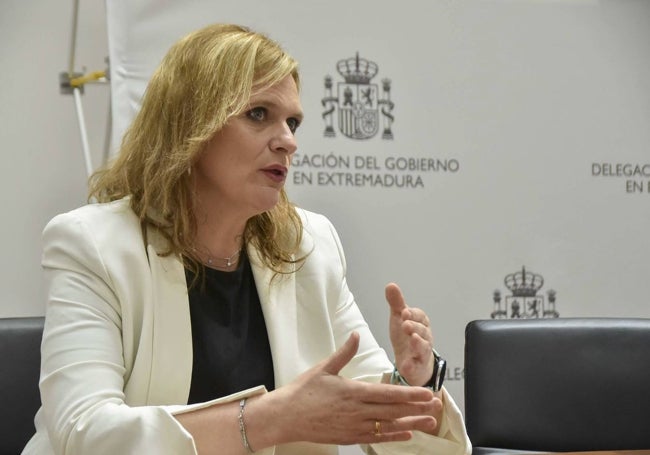 Yolanda García Seco, cuando era delegada del Gobierno.