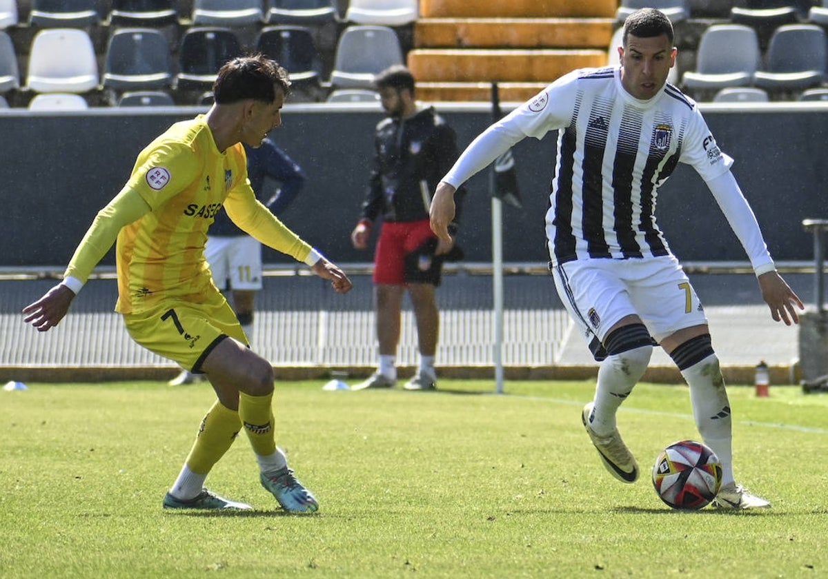 Adri Carrasco en un partido de la pasada temporada.