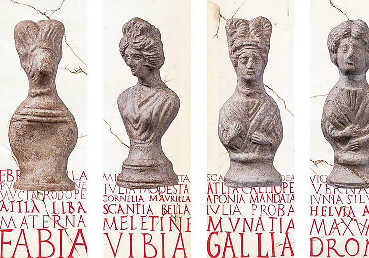 El Festival lleva la exposición 'Ellas hablan' sobre las mujeres romanas de Mérida a Irún