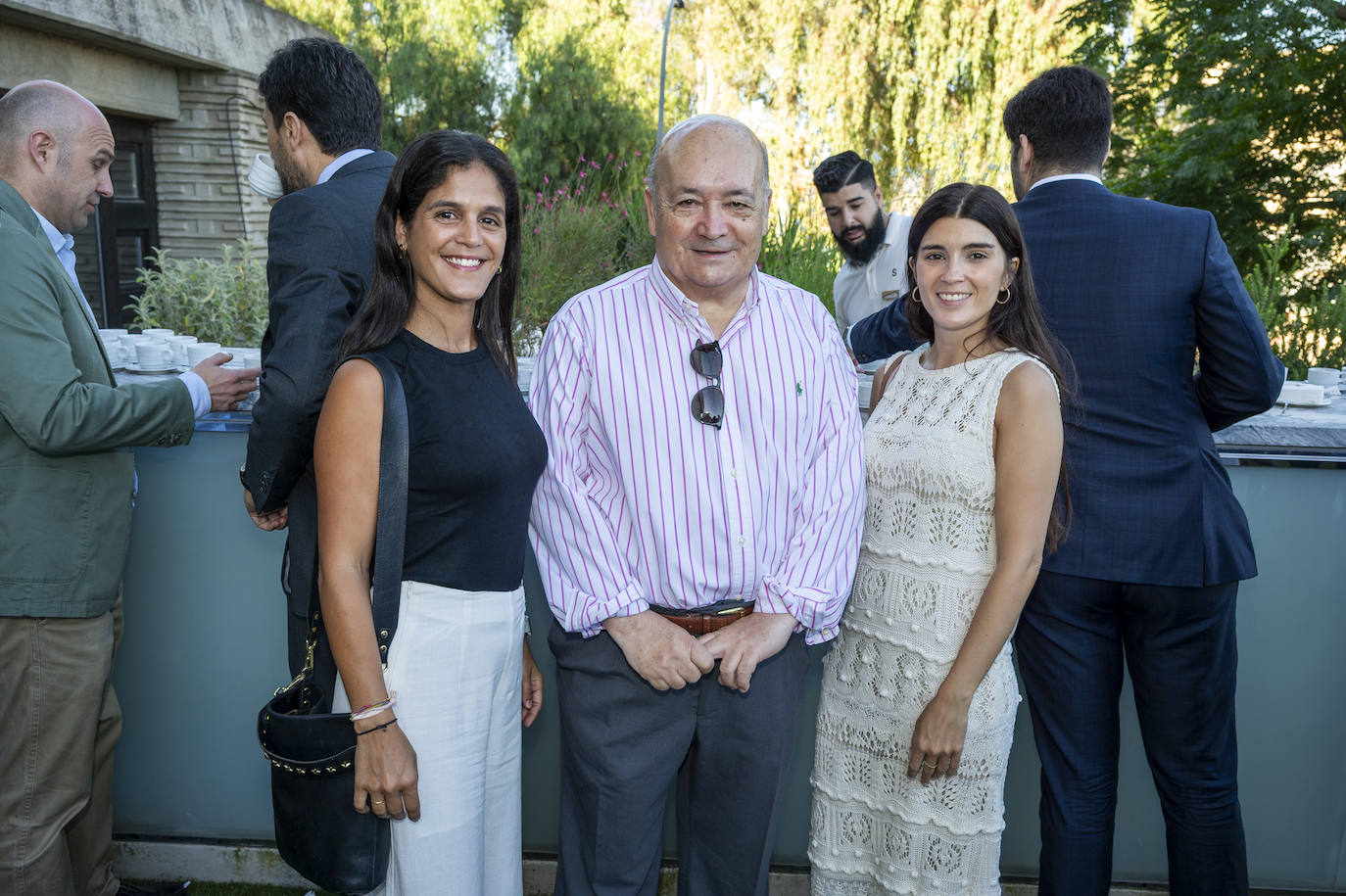 Pilar Bardají, Javier Bardají y Paula Álvarez.