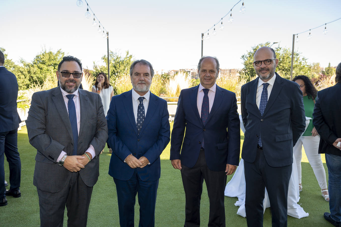 Alfonso Serrano, Jorge Ramos, Jaime Fernández de Tejada y Justiniano Cortés.
