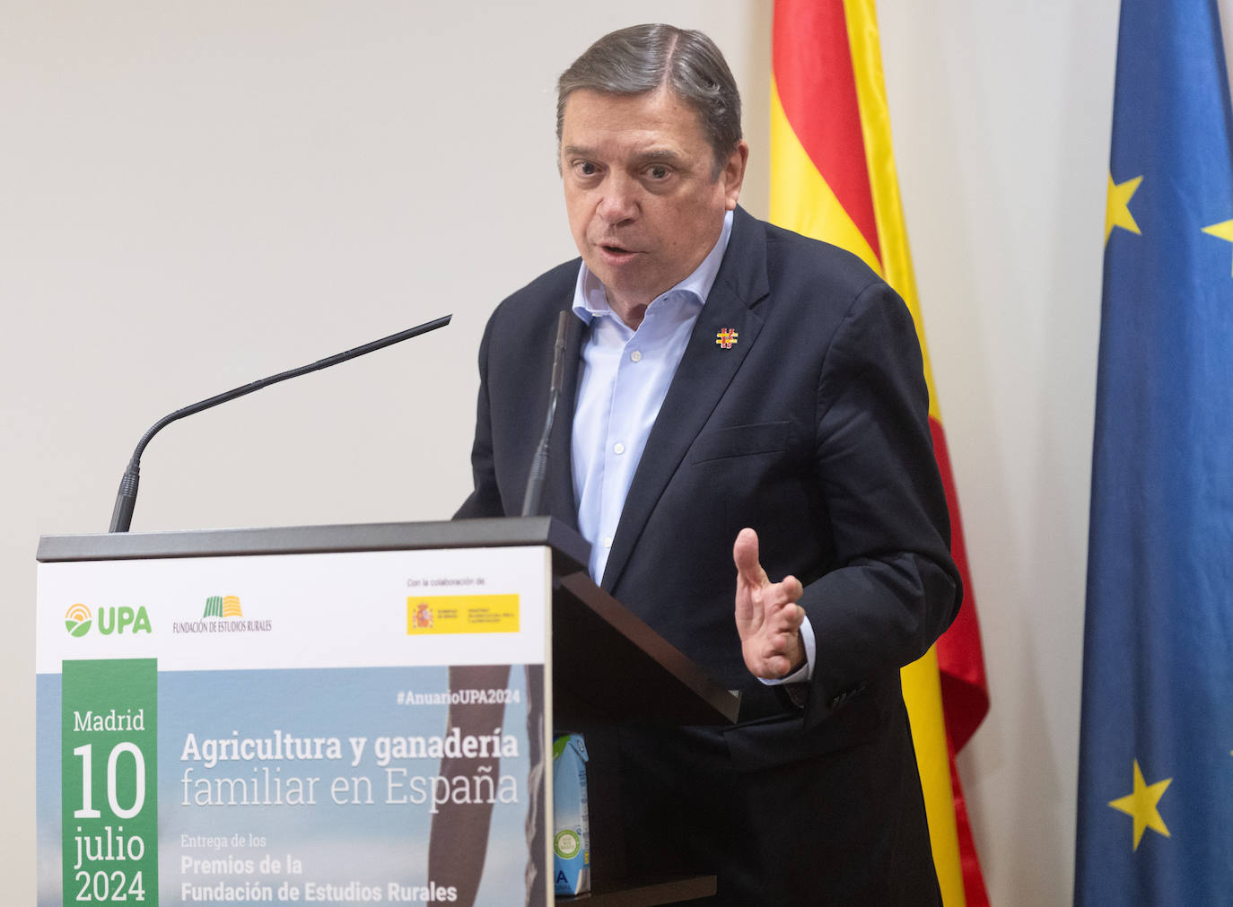 El ministro de Agricultura, Pesca y Alimentación Luis Planas