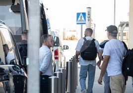 Así ha llegado Ricky Martin a Badajoz