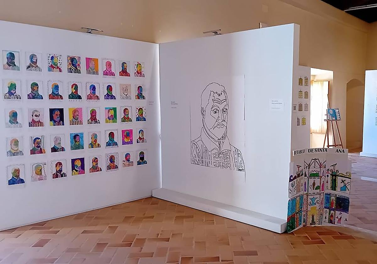 Algunos de los trabajos que compondrán la exposición.