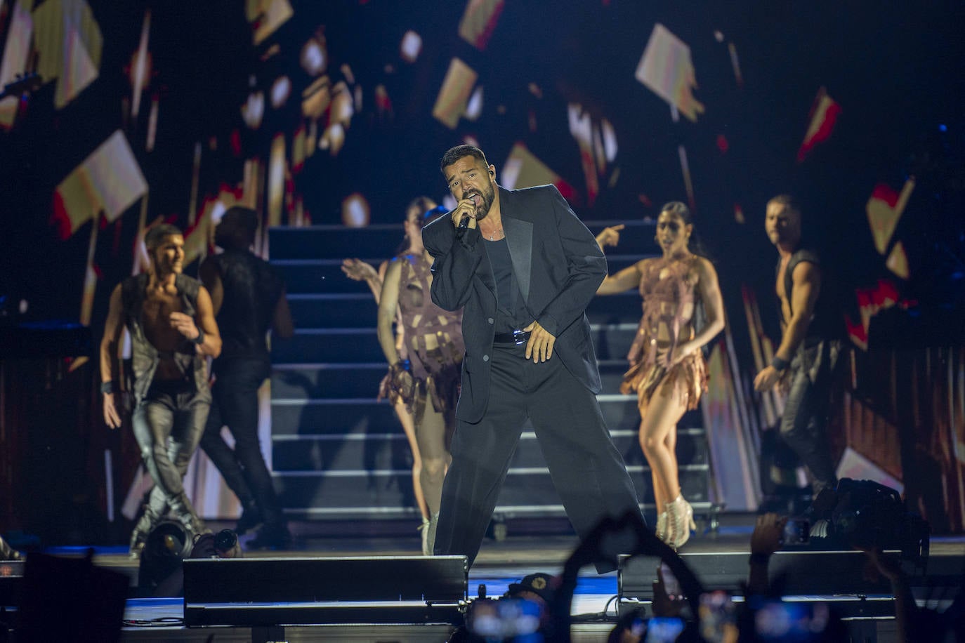 Las mejores imágenes del concierto de Ricky Martin en Badajoz (II)