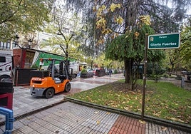 Parque de Abajo o de Gloria Fuertes, en Cáceres.