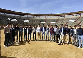 Imagen de archivo tomada tras la firma del protocolo para la promoción de la tauromaquia en Extremadura.