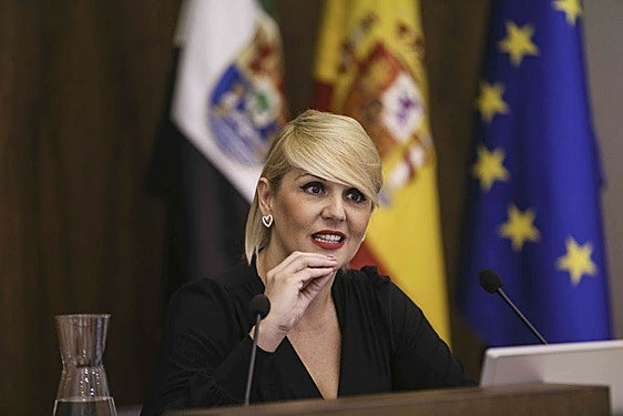 La consejera de Hacienda y Administración Pública, Elena Manzano.