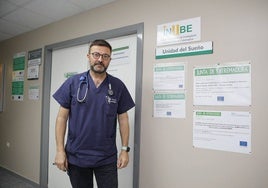 Jaime Corral, jefe de Neumología del Hospital Universitario de Cáceres.