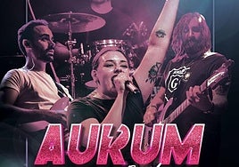 Cartel del concierto de Aurum en Alconchel este sábado.