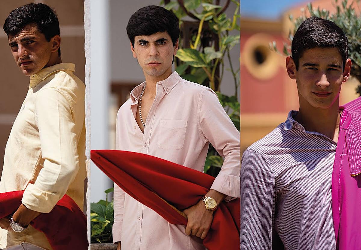 Luis Manuel Terrón, Sergio Sánchez y Gonçalo Alves.