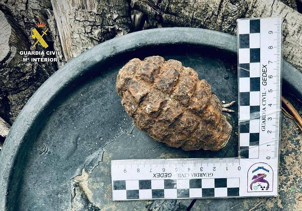 Artefacto explosivo en la localidad de Abertura.