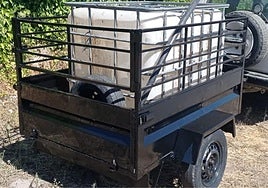 Objetos robados en Valencia de Alcántara.