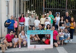 Participantes en la ruta promovida dentro del programa 'Cáceres al fresco', que ha recorrido esta semana el Parque del Príncipe.