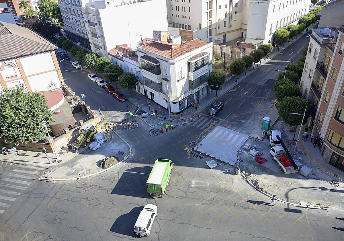 El carril bici de la muralla cambiará el tráfico en el centro de Badajoz