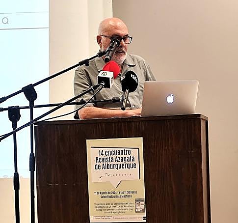 José Manuel Leal durante su intervención