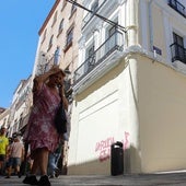 Vandalizan el edificio restaurado de Pintores-Moret, en Cáceres, apenas dos meses después de su arreglo