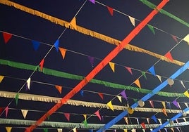 Banderines de la feria de La Codosera.