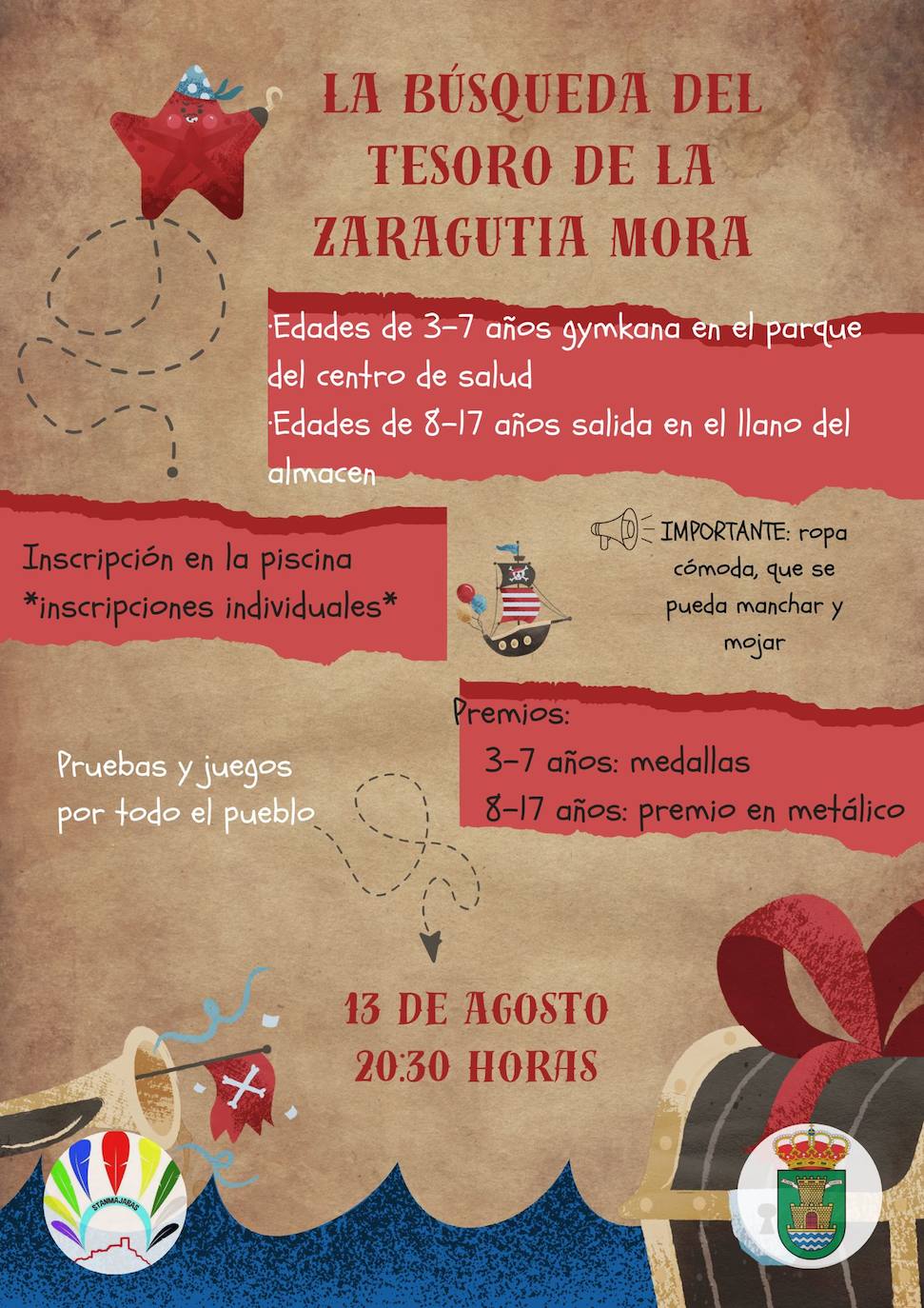 Cartel de la actividad organizada por la comparsa Stanmajara.
