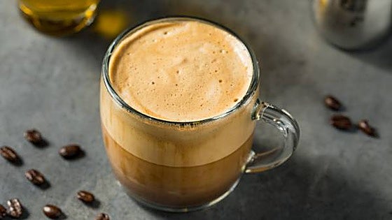 Café con aceite de oliva virgen extra