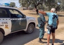 La Guardia Civil auxilia al peregrino extraviado.